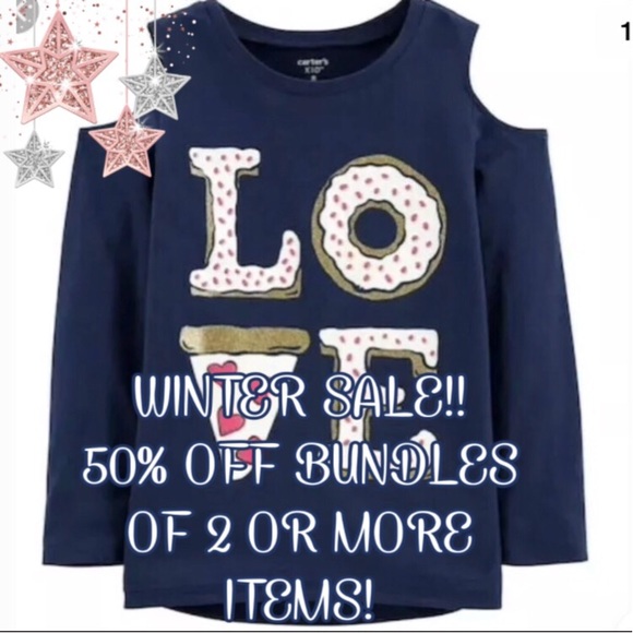 Carter's Other - Carter’s Girls 4/5 Cold Shoulder Top